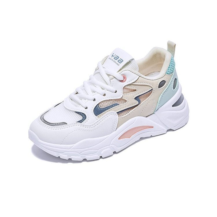 Daddy Shoes All-match Casual White Sports Women's Shoes