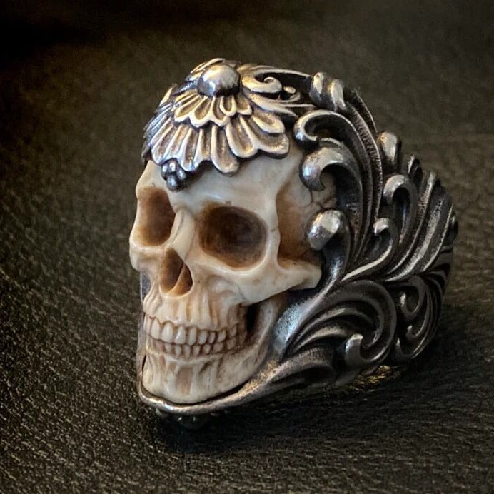 Stainless Steel Hollow Vintage Ring