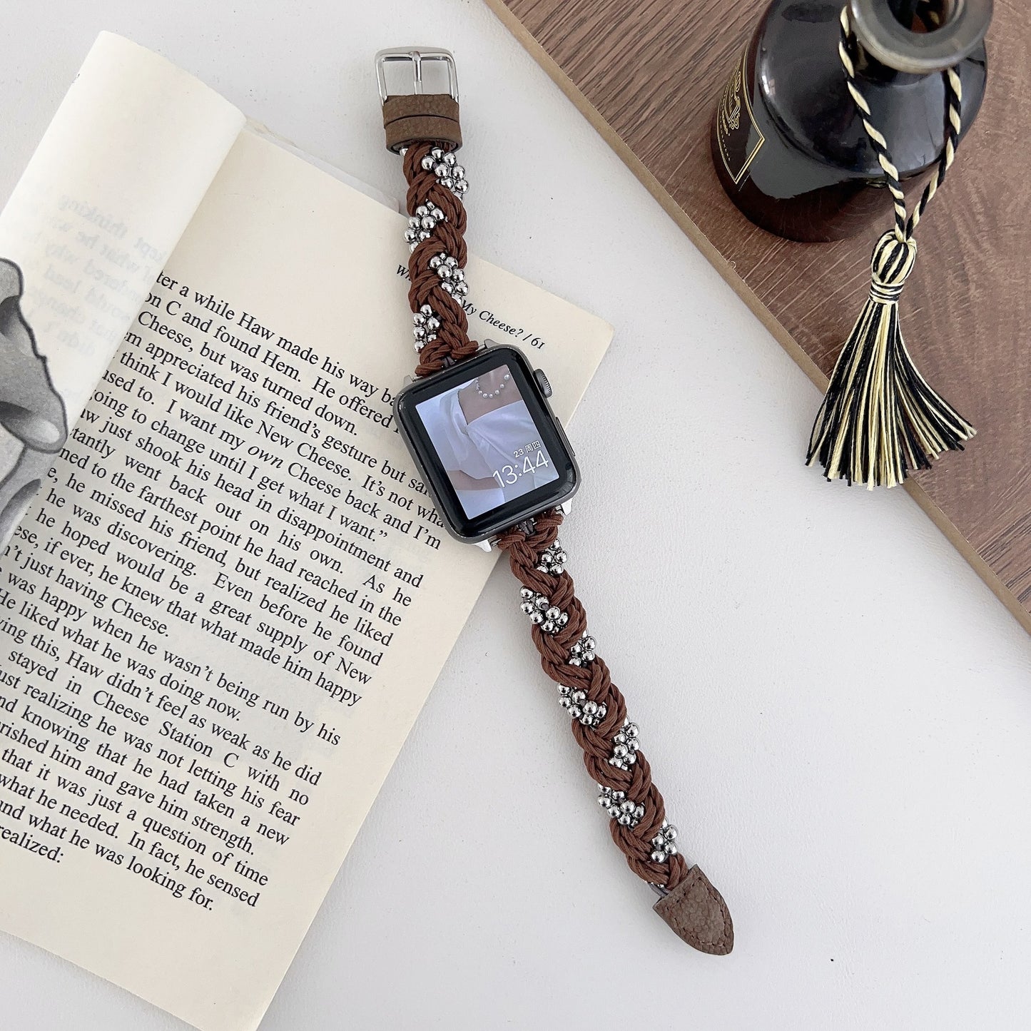 Personalized Elastic Steel Ball Chain Strap