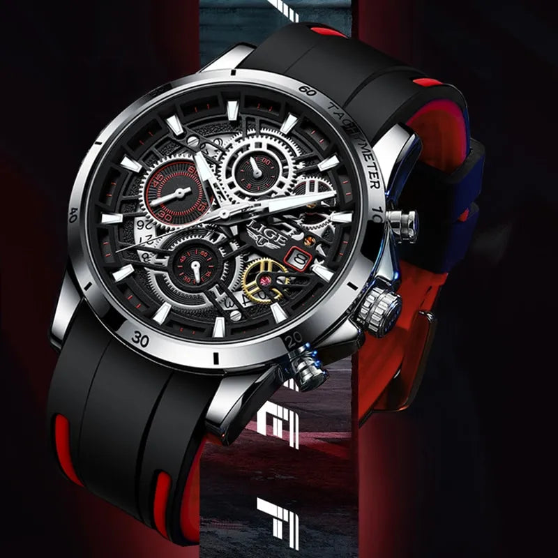 2023 Men Watches Casual Luxury Sport Waterproof Quartz Watch Chronograph Military Watch Men Clock Man Relogio Masculino